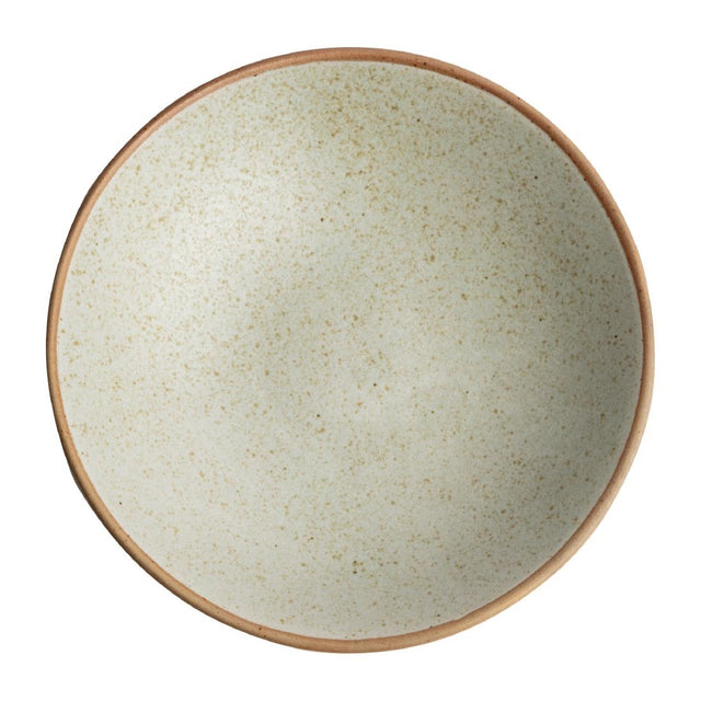 Olympia Canvas Shallow Tapered Bowl Wheat 200mm (Pack of 6) - FA340 Bowls Olympia