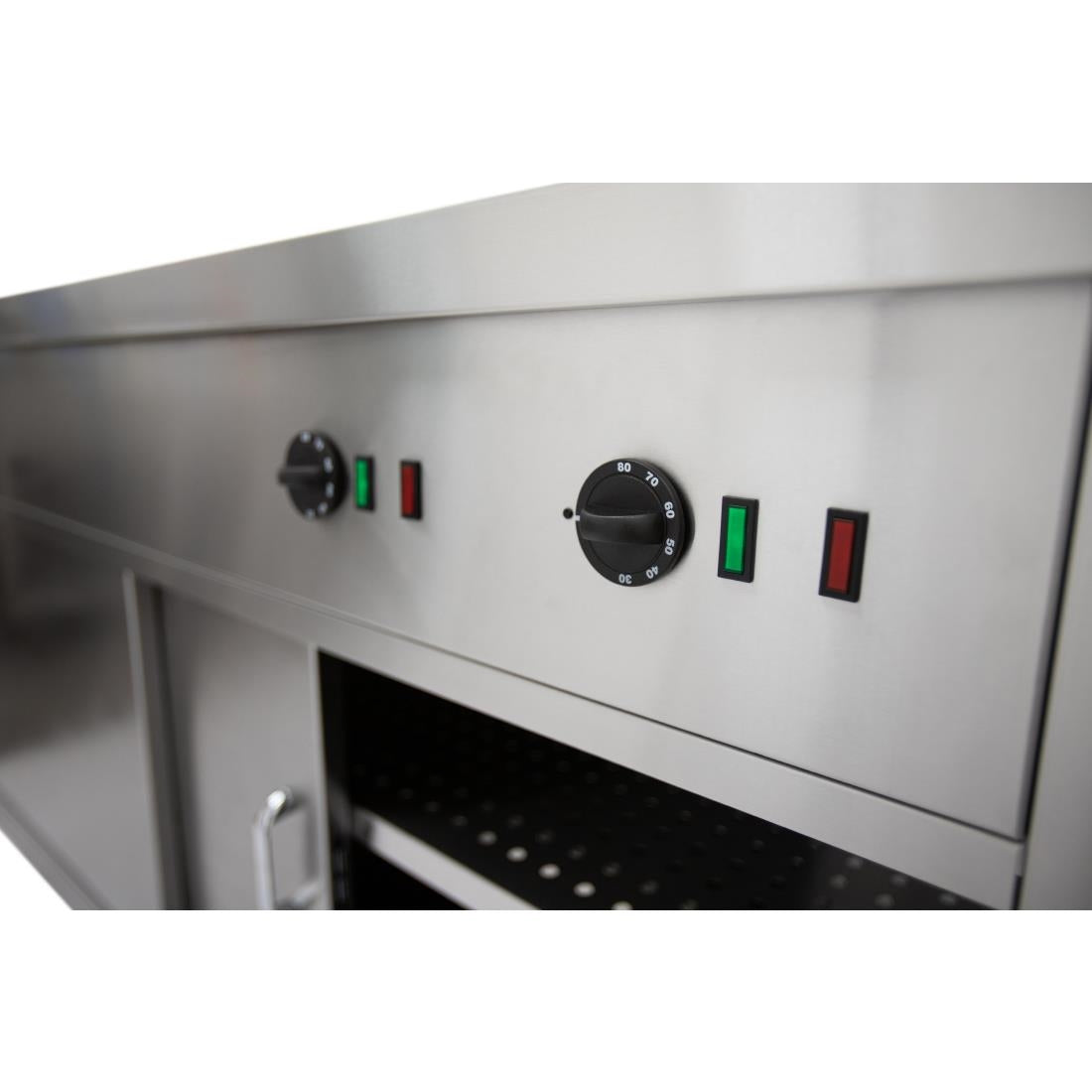 Parry Mobile Hot Cupboard with Bain Marie Top HOT15BM - FA354  Parry   