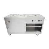 Parry Mobile Hot Cupboard with Bain Marie Top HOT15BM - FA354  Parry   