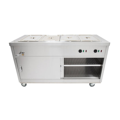 Parry Mobile Hot Cupboard with Bain Marie Top HOT15BM - FA354  Parry   