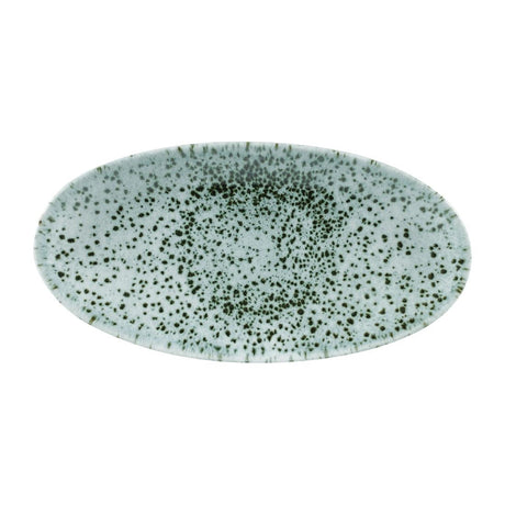 Churchill Mineral Oval Chefs Plate Green 299x150mm (Pack of 12) - FA506 Plates Churchill