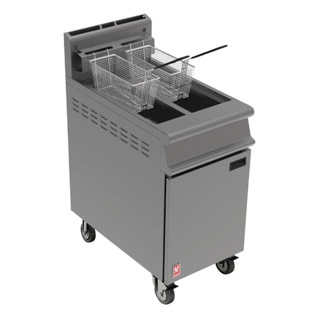 Falcon Dominator Twin Pan, Twin Basket Propane Gas Fryer G3845 - FA519-P Freestanding Gas Fyers Falcon