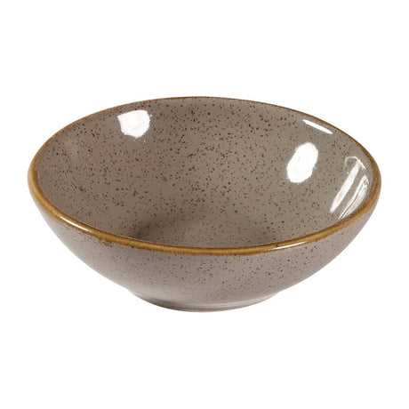 Churchill Stonecast Shallow Bowls Grey 7oz 116mm (Pack of 12) - FA581 Bowls Churchill
