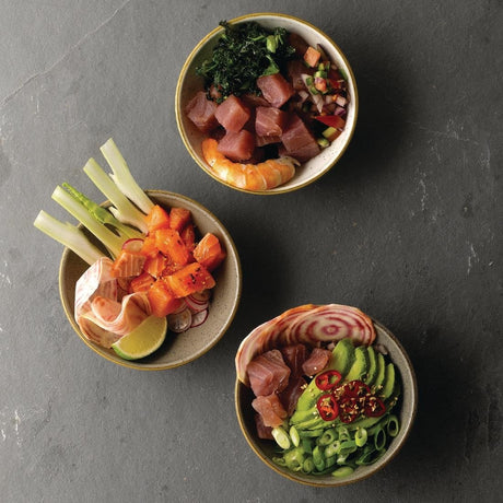 Churchill Stonecast Shallow Bowls Grey 9oz 130mm (Pack of 12) - FA582 Bowls Churchill