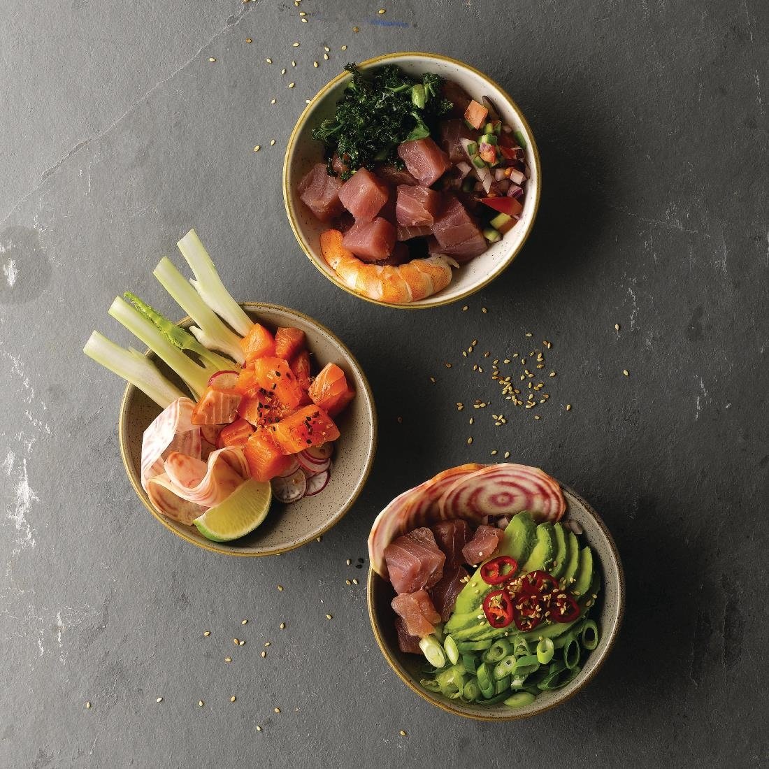 Churchill Stonecast Shallow Bowls Grey 9oz 130mm (Pack of 12) - FA582 Bowls Churchill