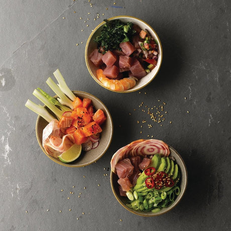 Churchill Stonecast Shallow Bowls Grey 9oz 130mm (Pack of 12) - FA582 Bowls Churchill
