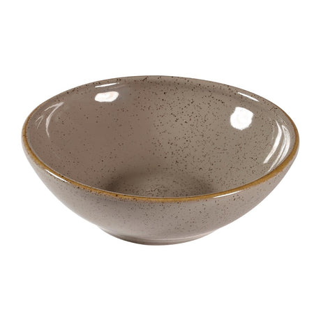 Churchill Stonecast Shallow Bowls Grey 9oz 130mm (Pack of 12) - FA582 Bowls Churchill