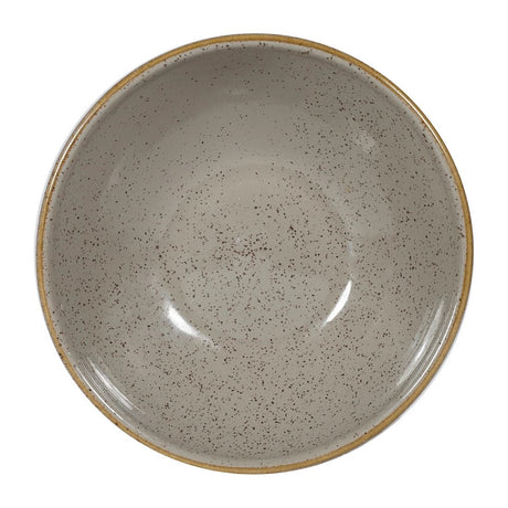Churchill Stonecast Shallow Bowls Grey 9oz 130mm (Pack of 12) - FA582 Bowls Churchill