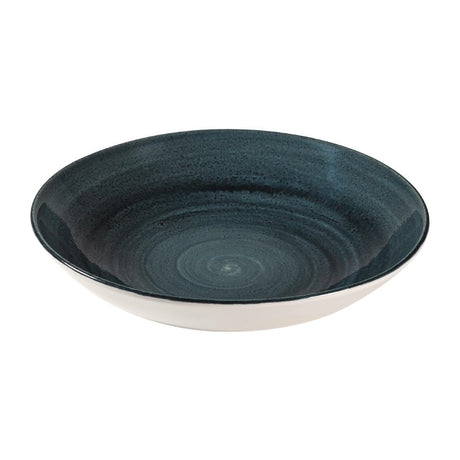 Churchill Stonecast Patina Coupe Bowls Rustic Teal 40oz 248mm (Pack of 12) - FA592 Bowls Churchill