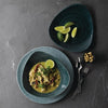 Churchill Stonecast Patina Triangular Bowls Rustic Teal 21oz 235mm (Pack of 12) - FA597 Bowls Churchill