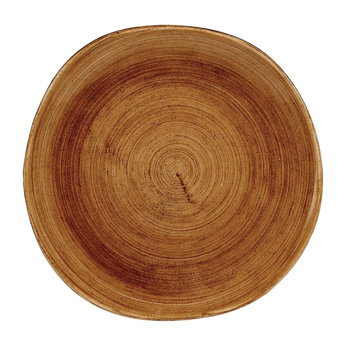 Churchill Stonecast Patina Organic Round Plates Vintage Copper 264mm (Pack of 12) - FA602 Plates Churchill