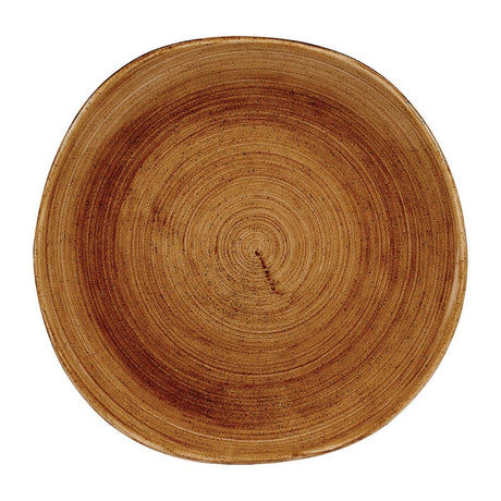 Churchill Stonecast Patina Organic Round Plates Vintage Copper 264mm (Pack of 12) - FA602 Plates Churchill