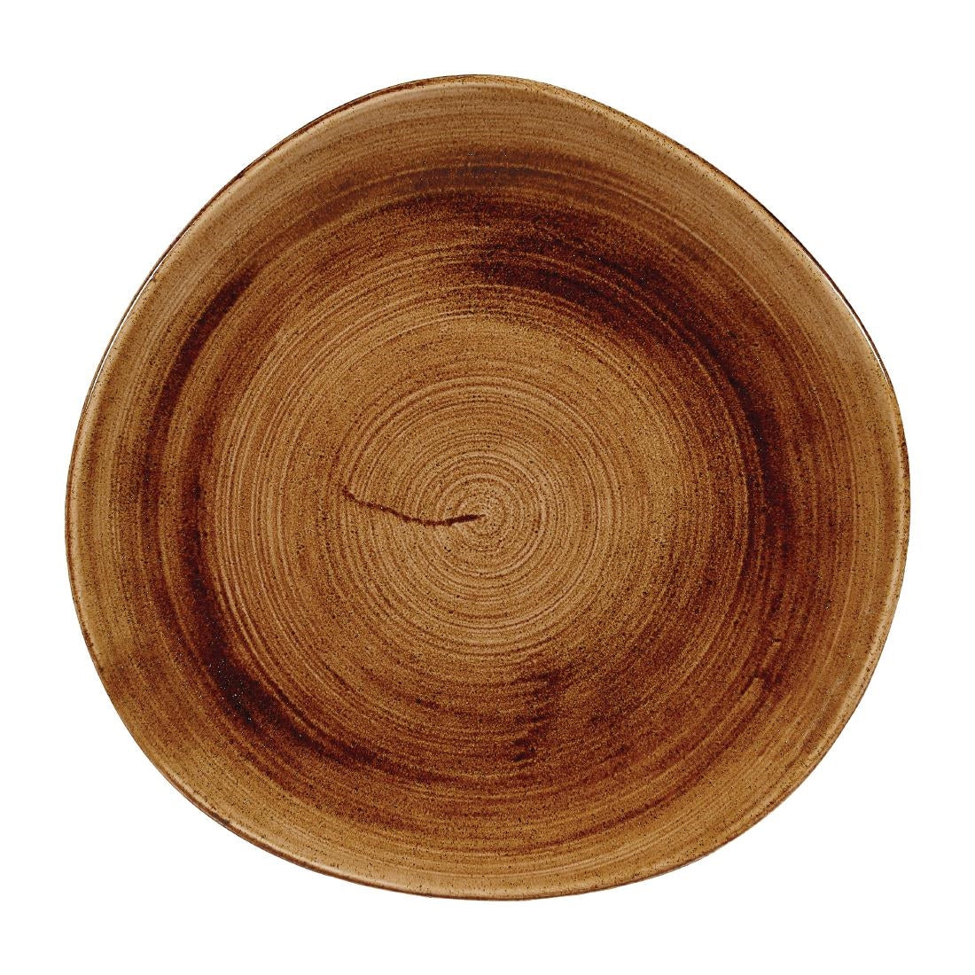 Churchill Stonecast Patina Organic Round Plates Vintage Copper 286mm (Pack of 12) - FA603 Plates Churchill