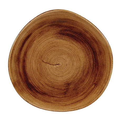 Churchill Stonecast Patina Organic Round Plates Vintage Copper 286mm (Pack of 12) - FA603 Plates Churchill