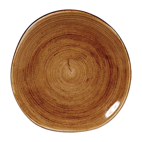Churchill Stonecast Patina Organic Round Plates Vintage Copper 186mm (Pack of 12) - FA604 Plates Churchill