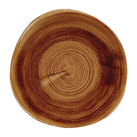 Churchill Stonecast Patina Organic Round Plates Vintage Copper 210mm (Pack of 12) - FA605 Plates Churchill
