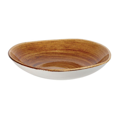 Churchill Stonecast Patina Organic Round Bowls Vintage Copper 38oz 253mm - FA606 Bowls Churchill