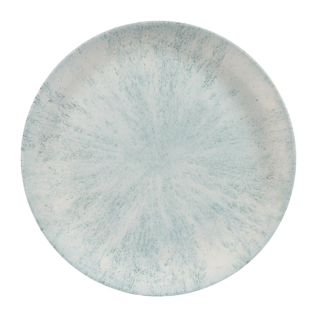 Churchill Stone Coupe Plates Aquamarine 288mm (Pack of 12) - FA621 Plates Churchill