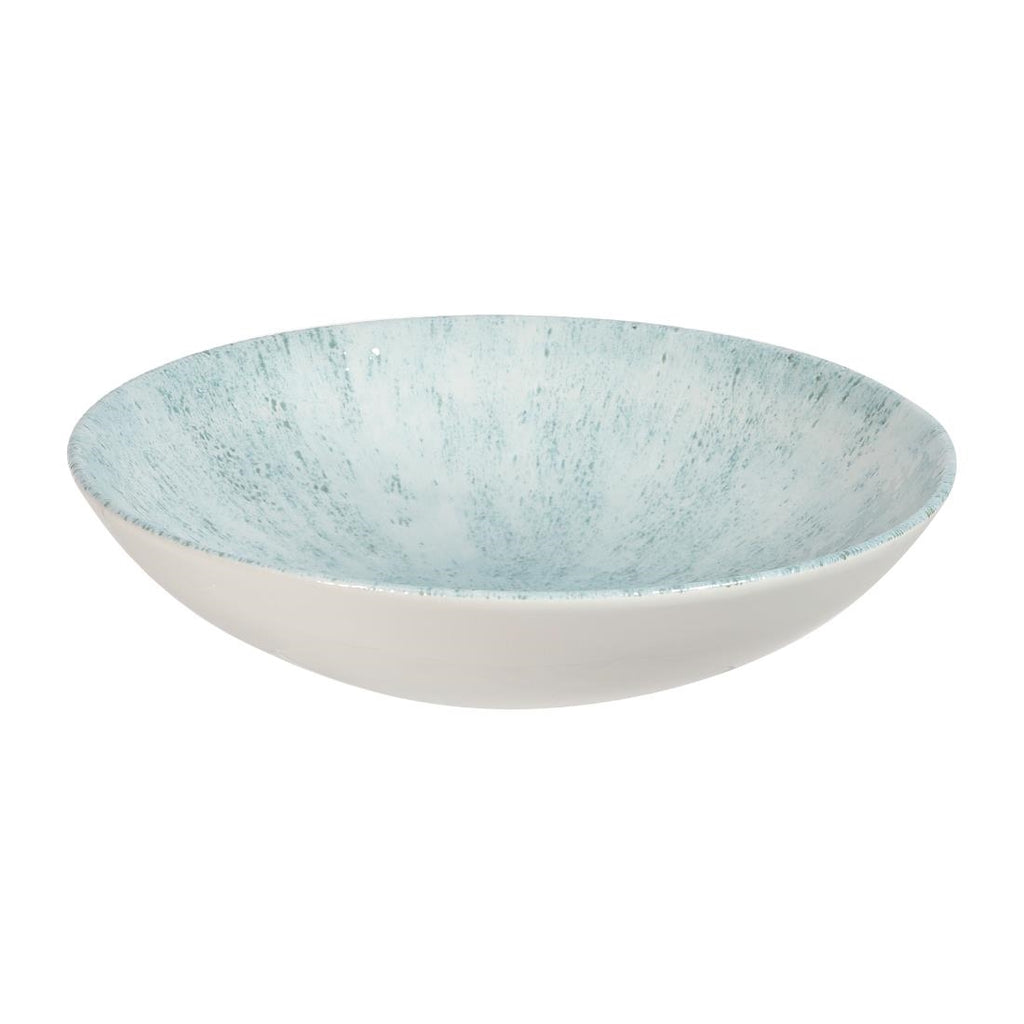 Churchill Stone Coupe Bowls Aquamarine 15oz 182mm (Pack of 12) - FA622 Bowls Churchill
