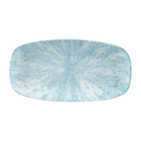 Churchill Stone Oblong Chef Plates Aquamarine 153 x 298mm (Pack of 12) - FA628 Plates Churchill