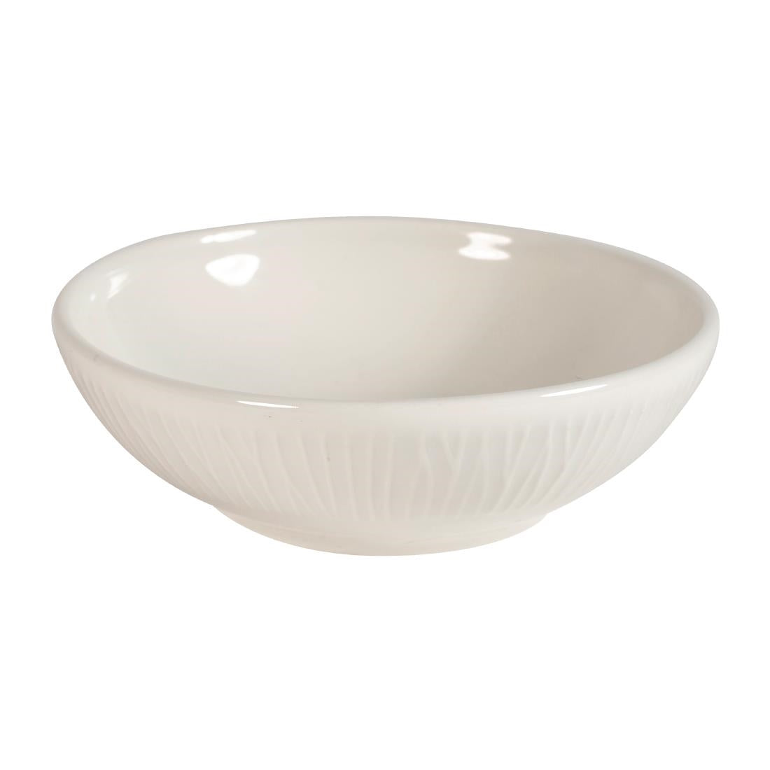 Churchill Bamboo Shallow Bowls 116mm 7oz (Pack of 12) - FA633 Bowls Churchill