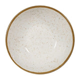 Churchill Stonecast Shallow Bowls Barley White 7oz 116mm (Pack of 12) - FA640 Bowls Churchill