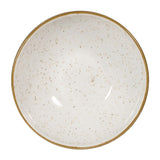 Churchill Stonecast Shallow Bowls Barley White 9oz 130mm (Pack of 12) - FA641 Bowls Churchill