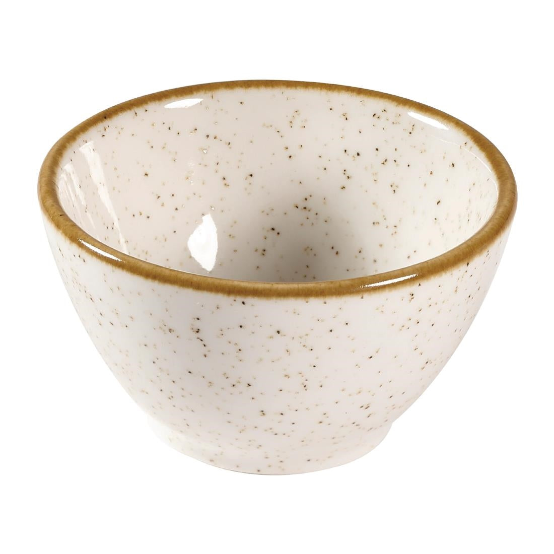 Churchill Stonecast Dip Pots Barley White 2oz 70mm (Pack of 24) - FA643 Churchill Super Vitrified Churchill   