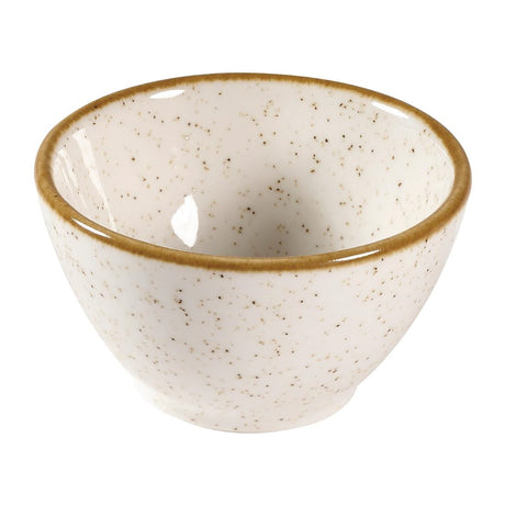 Churchill Stonecast Dip Pots Barley White 2oz 70mm (Pack of 24) - FA643 Churchill Super Vitrified Churchill   
