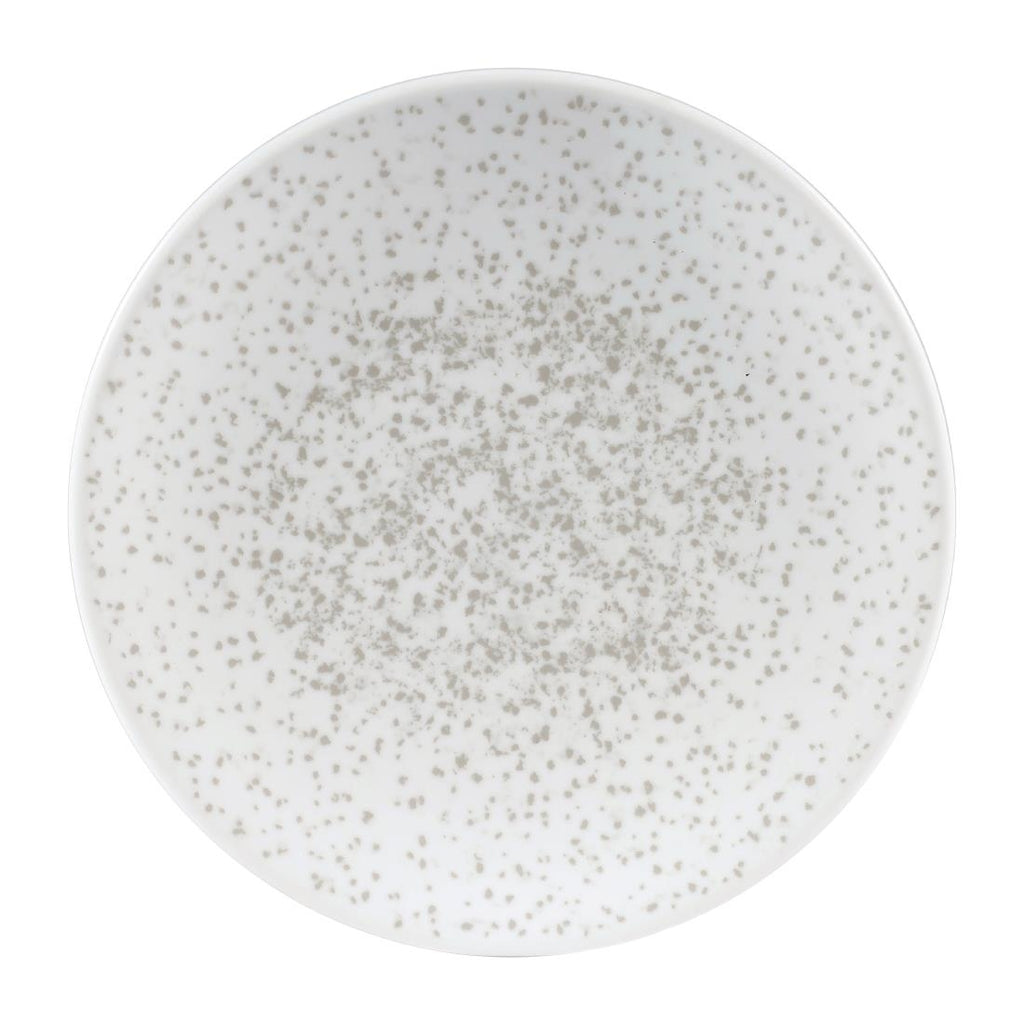 Churchill Menu Shades Caldera Coupe Plates Chalk White 155mm (Pack of 6) - FA650 Plates Churchill