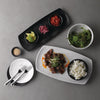 Churchill Menu Shades Caldera Ash Rectangular Plates 190mm (Pack of 6) - DY933 Plates Churchill