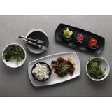 Churchill Menu Shades Caldera Rectangular Plates Chalk White 190 x 355mm - FA653 Plates Churchill