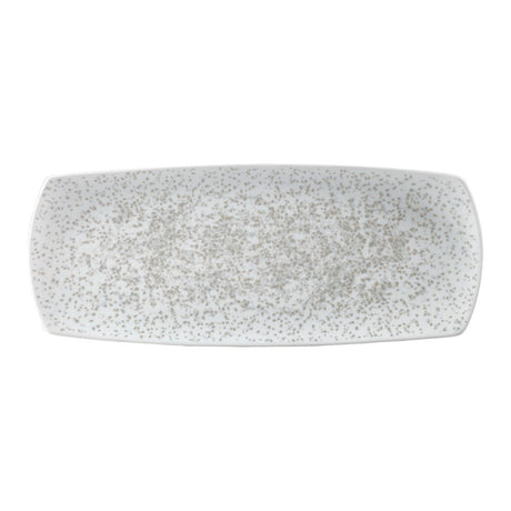 Churchill Menu Shades Caldera Rectangular Plates Chalk White 140 x 355mm - FA654 Plates Churchill
