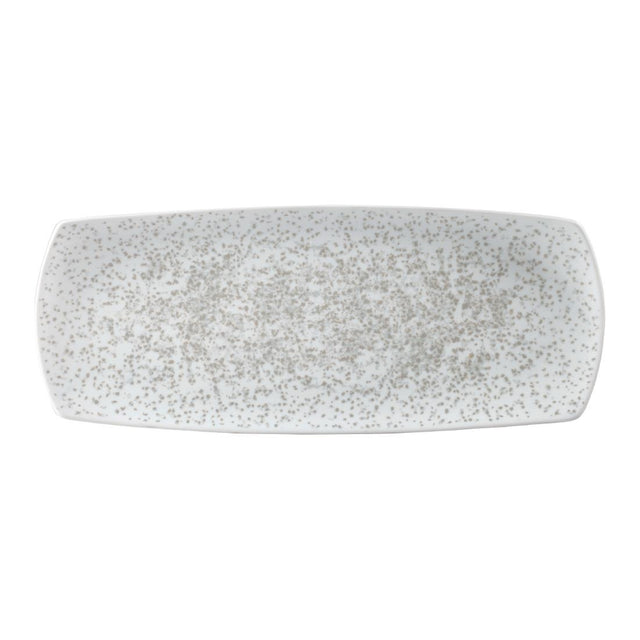 Churchill Menu Shades Caldera Rectangular Plates Chalk White 140 x 355mm - FA654 Plates Churchill