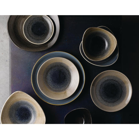 Churchill Stonecast Aqueous Deep Coupe Plates Bayou Taupe 281mm (Pack of 12) - FA663 Plates Churchill