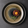 Churchill Stonecast Aqueous Deep Coupe Plates Bayou Taupe 255mm (Pack of 12) - FA662 Plates Churchill