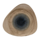 Churchill Stonecast Aqueous Triangular Plates Bayou Taupe 265mm (Pack of 12) - FA664 Plates Churchill