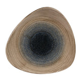Churchill Stonecast Aqueous Triangular Plates Bayou Taupe 229mm (Pack of 12) - FA667 Plates Churchill
