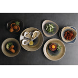 Churchill Stonecast Aqueous Deep Coupe Plates Bayou Taupe 225mm (Pack of 12) - FA661 Plates Churchill