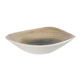 Churchill Stonecast Aqueous Triangular Bowls Bayou Taupe 21oz 235mm (Pack of 12) - FA669 Bowls Churchill