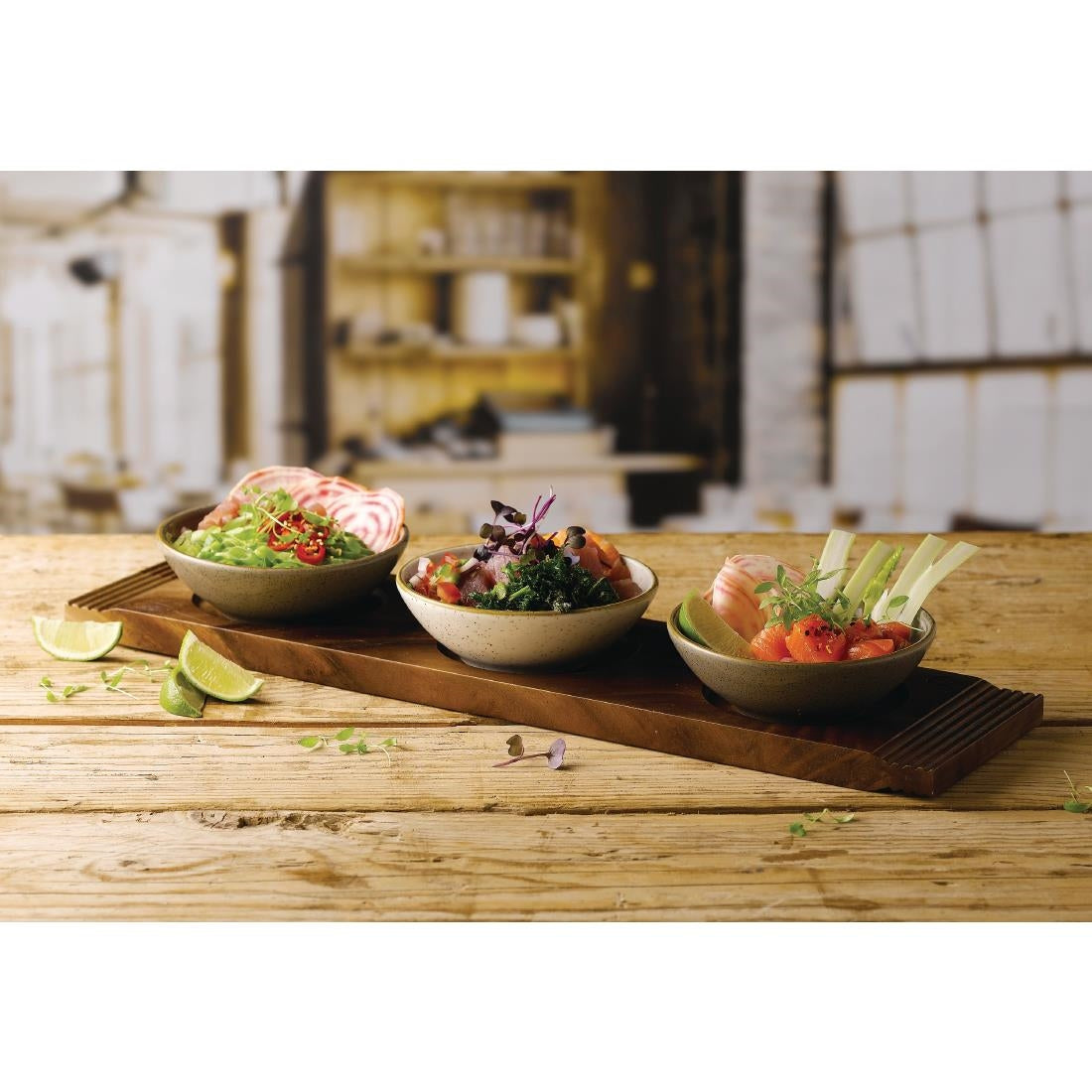 Churchill Alchemy Wood Small Serving Boards 300 x 90mm (Pack of 4) - FA674 Churchill Alchemy Fine China Churchill   