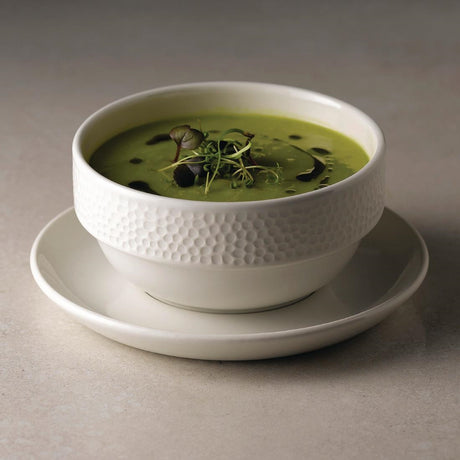 Churchill Isla Consomme Bowls White 12&#189;oz 115mm (Pack of 6) - FA678 Bowls Churchill