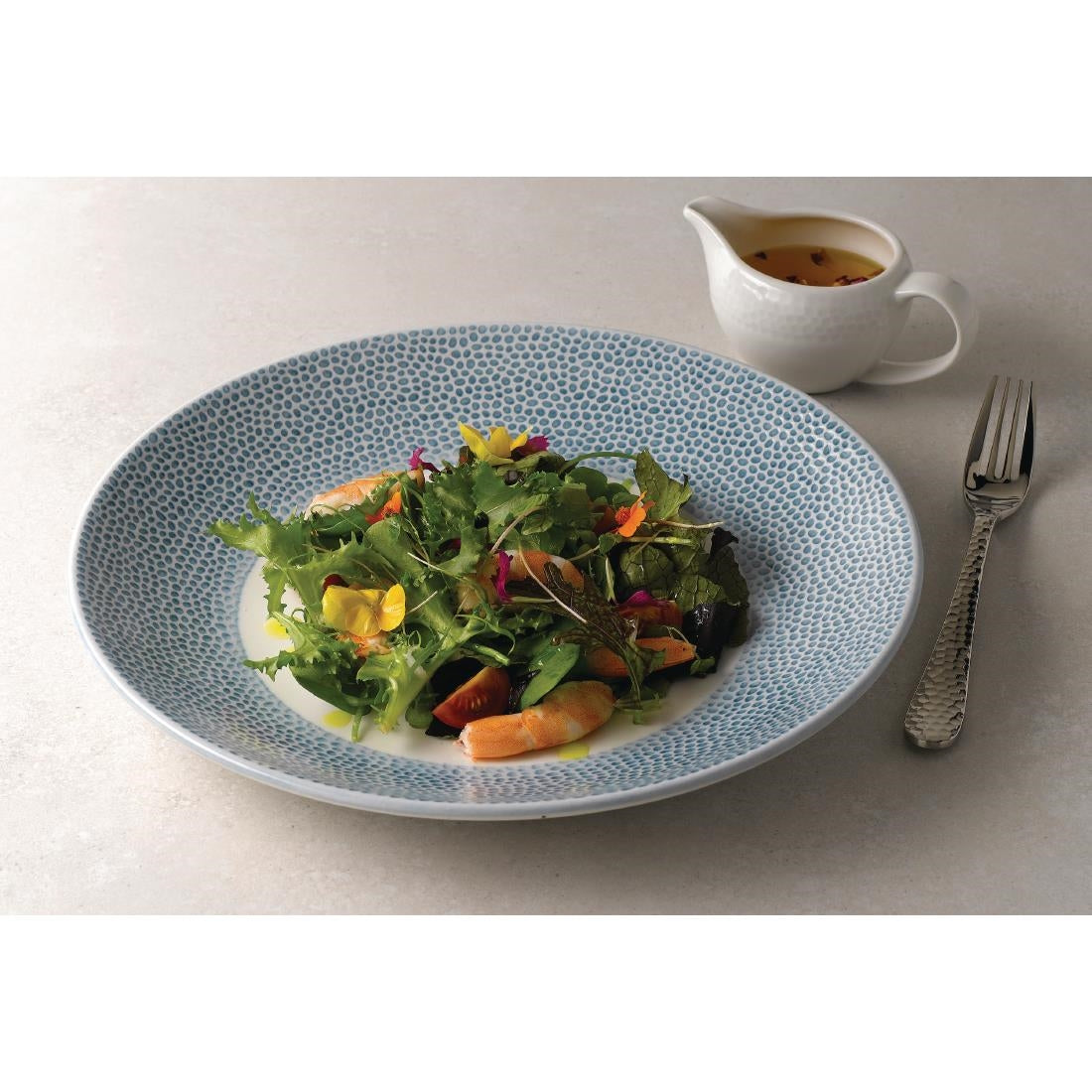 Churchill Isla Deep Coupe Plates Ocean Blue 281mm (Pack of 12) - FA686 Plates Churchill