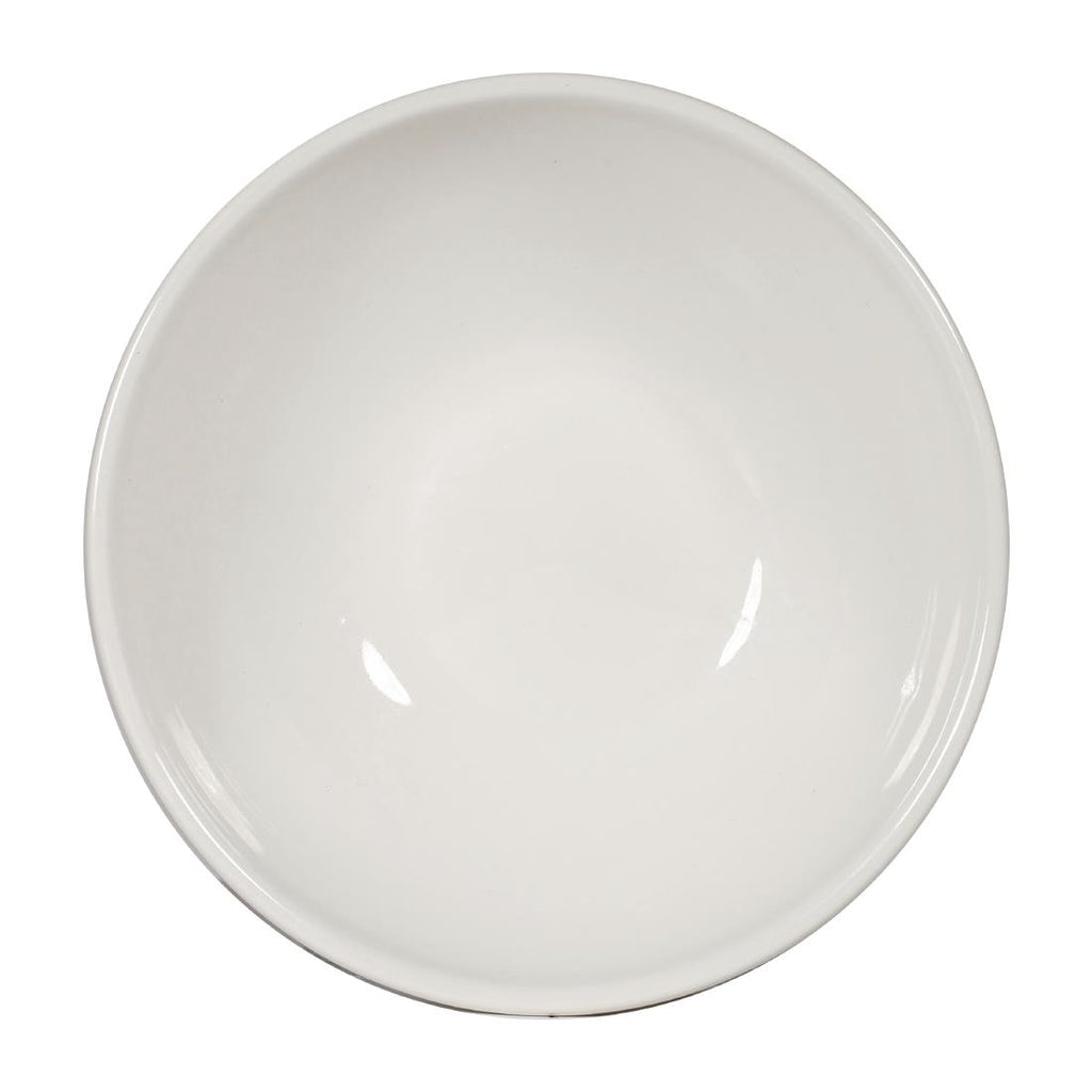 Churchill Profile Shallow Bowls White 9oz 130mm (Pack of 12) - FA692 Bowls Churchill