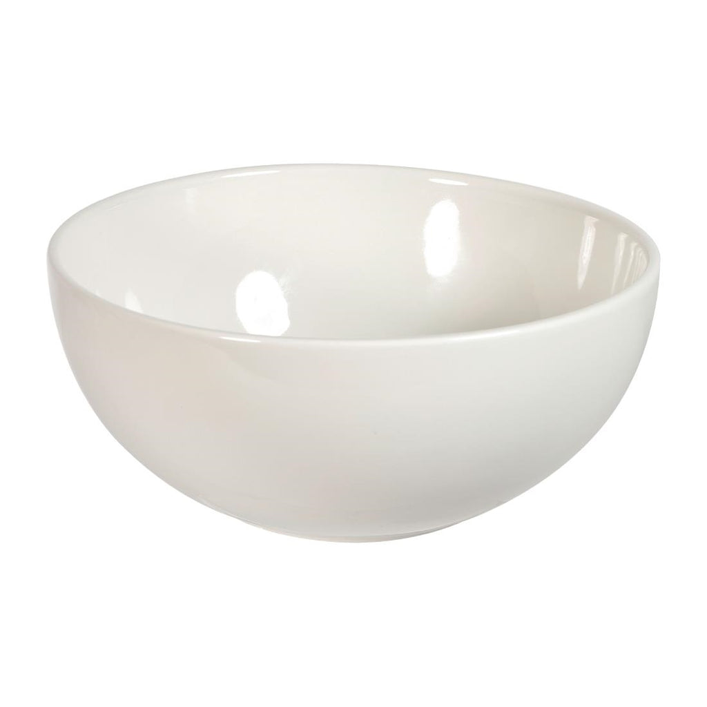 Churchill Profile Noodle Bowls White 37.8oz 183mm (Pack of 6) - FA698 Bowls Churchill