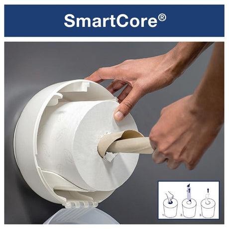 Tork SmartOne Mini Toilet Roll Dispenser White - FA701  Tork   