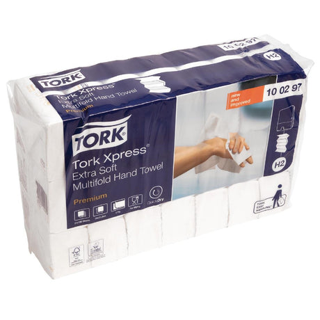 Tork Xpress Extra-Soft Multi-Fold Hand Towels 2-Ply (Pack of 2100) - FA705  Tork   