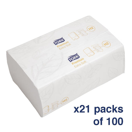 Tork Xpress Extra-Soft Multi-Fold Hand Towels 2-Ply (Pack of 2100) - FA705  Tork   