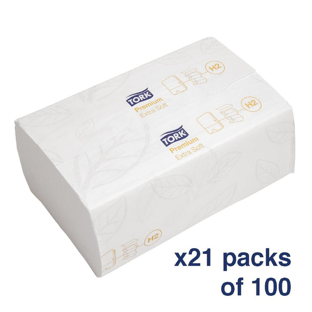 Tork Xpress Extra-Soft Multi-Fold Hand Towels 2-Ply (Pack of 2100) - FA705  Tork   