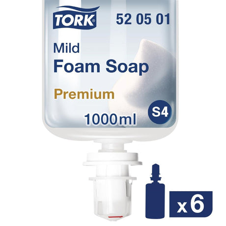 Tork Perfumed Mild Foam Hand Soap 1Ltr (Pack of 6) - FA711  Tork   
